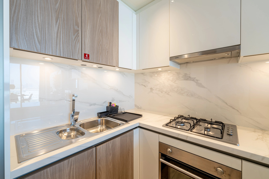 Дубай: Апартаменты Marco Polo - Stunning 2BR with Burj View | Spacious Gym & Pool