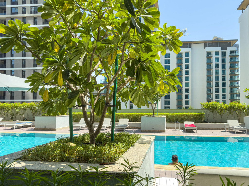 Дубай: Апартаменты Marco Polo - Stunning 2BR with Burj View | Spacious Gym & Pool