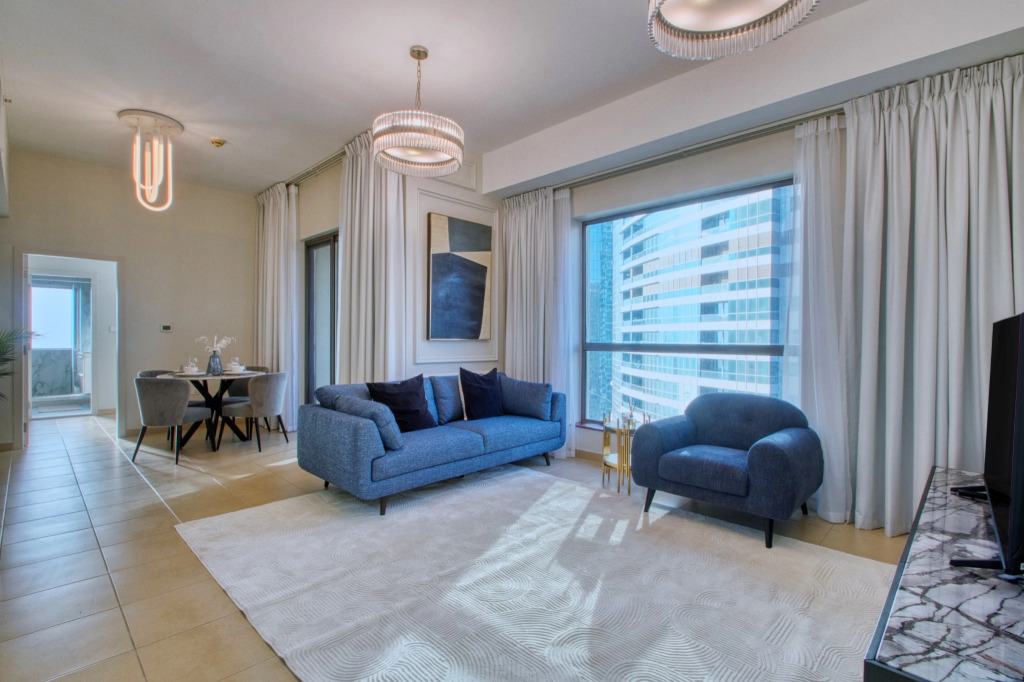 Дубай: Апартаменты Cozy 1BR with great view