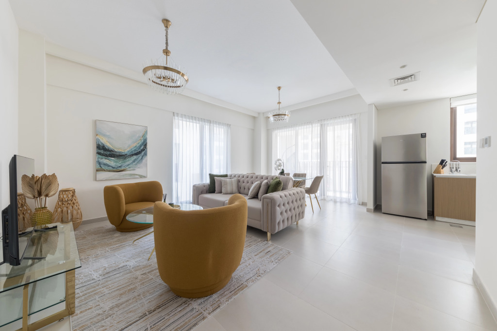Дубай: Апартаменты Premium White And Beige 3BR in Surf 2