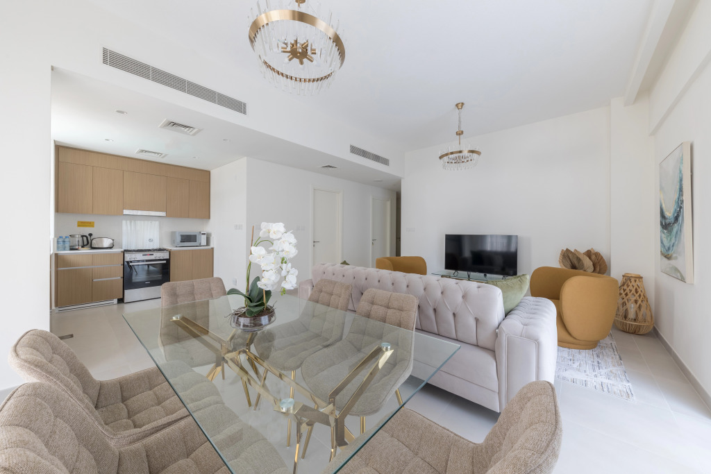 Дубай: Апартаменты Premium White And Beige 3BR in Surf 2