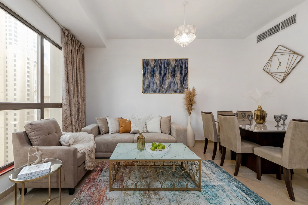 Дубай: Апартаменты Beautiful 2BR at Amwaj 4