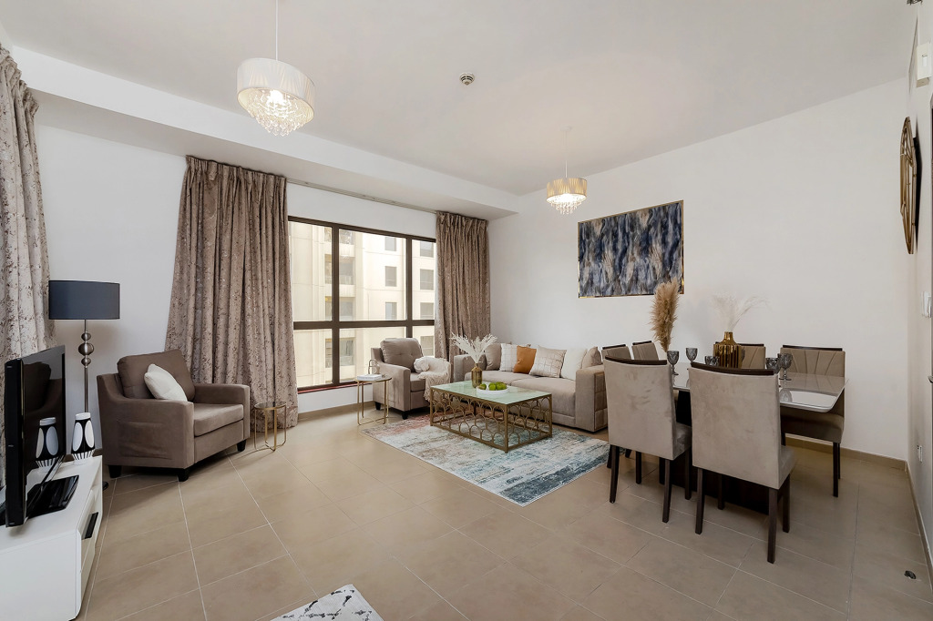 Дубай: Апартаменты Beautiful 2BR at Amwaj 4