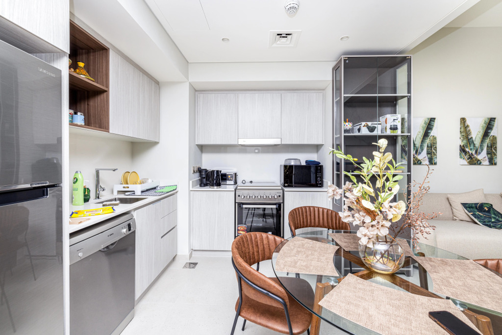 Дубай: Апартаменты Сozy 1BR at Vida Residences Creek Beach