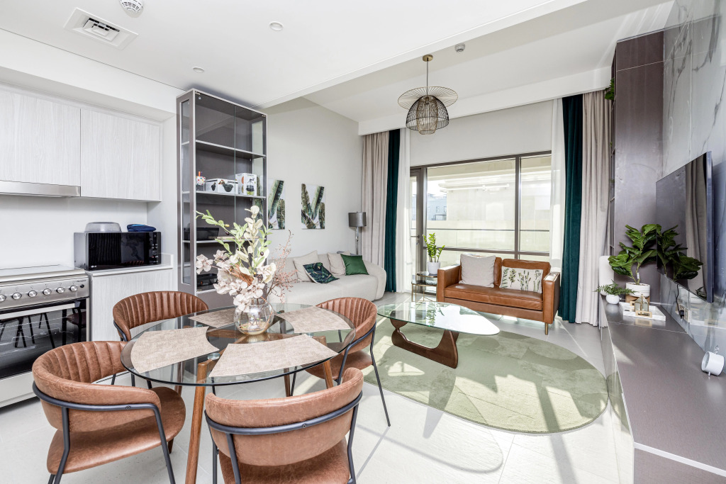 Дубай: Апартаменты Сozy 1BR at Vida Residences Creek Beach