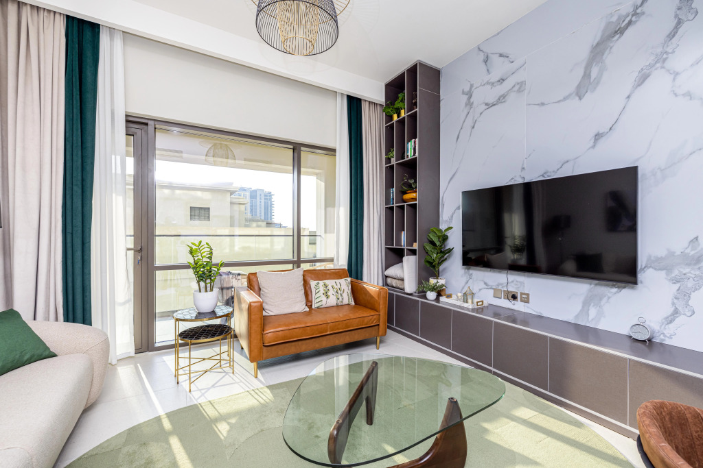 Дубай: Апартаменты Сozy 1BR at Vida Residences Creek Beach