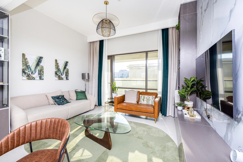 Дубай: Апартаменты Сozy 1BR at Vida Residences Creek Beach