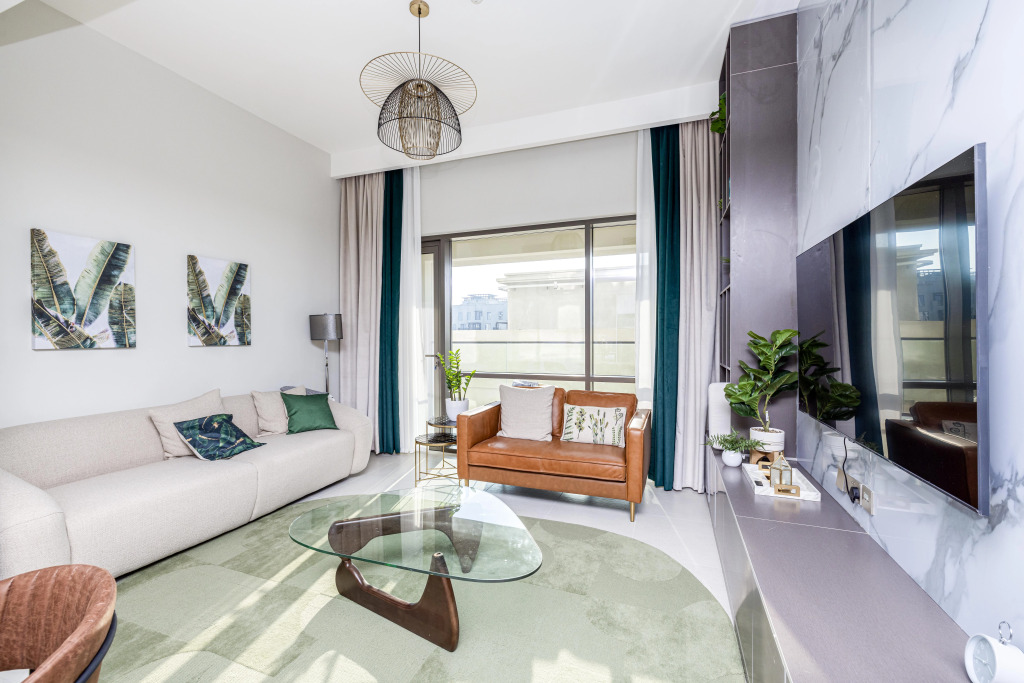 Дубай: Апартаменты Сozy 1BR at Vida Residences Creek Beach
