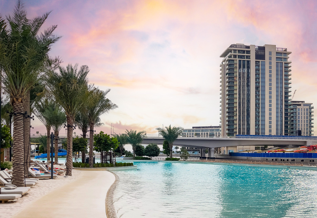 Дубай: Апартаменты Сozy 1BR at Vida Residences Creek Beach