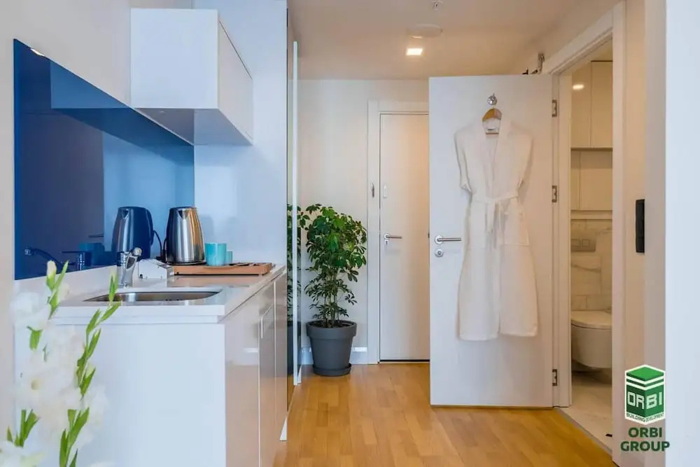 Батуми: Двухкомнатные апартаменты Orbi City, 27 этаж, вид на горы и море
