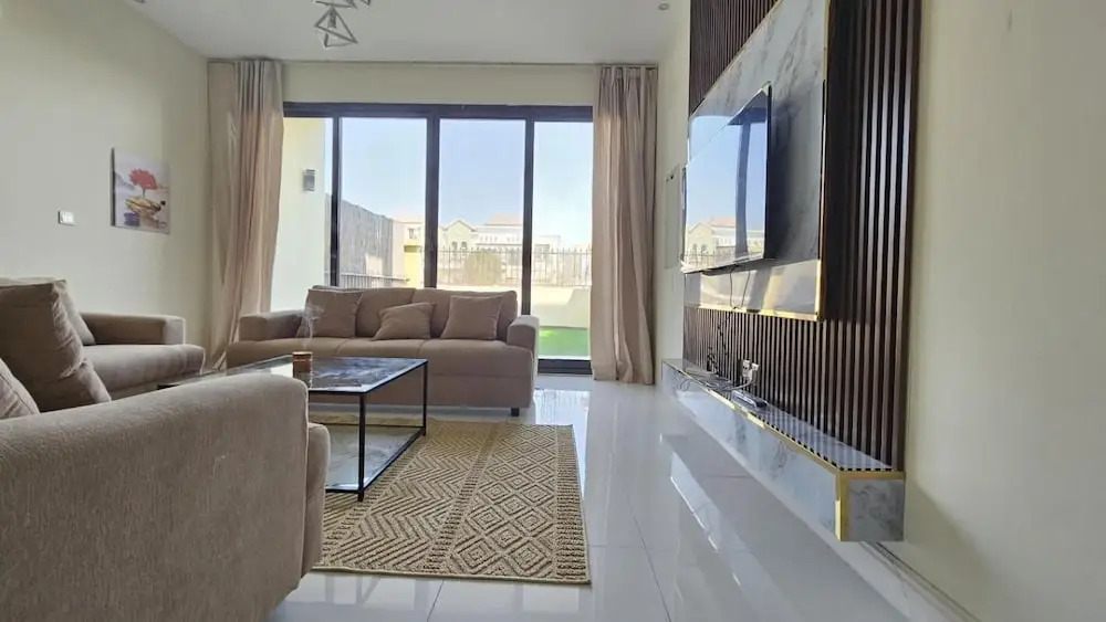 Дубай: Elegant 2-bed Villa And hall, G,1