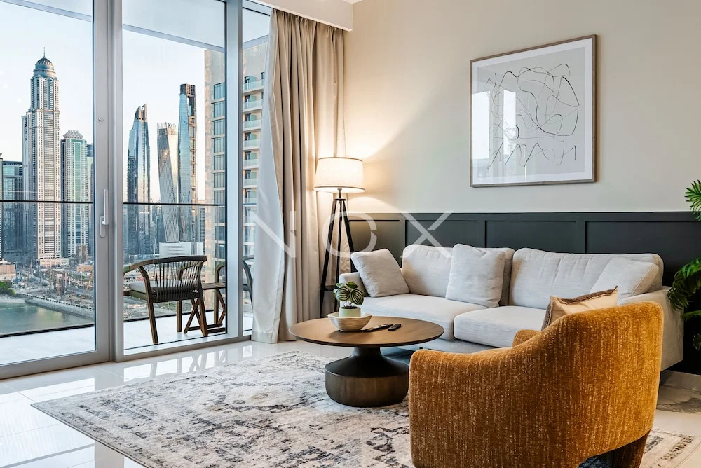 Дубай: Pristine 1BR Beach Isle Emaar Beachfront