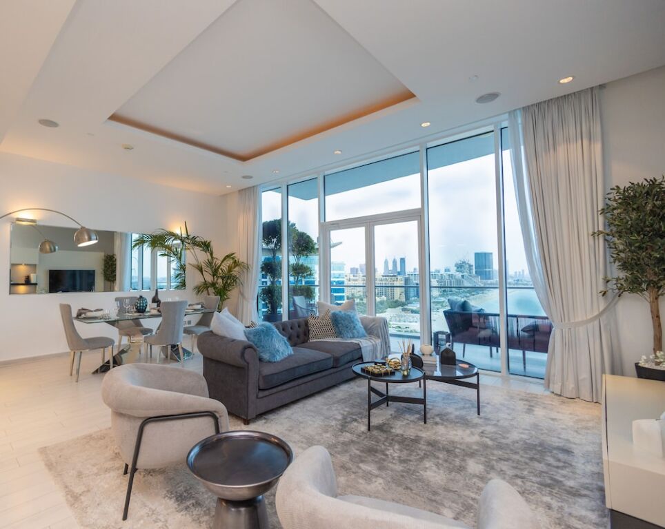 Дубай: Aya - Maisonette Amalfi/ 1BR Haven at Palm Jumeirah
