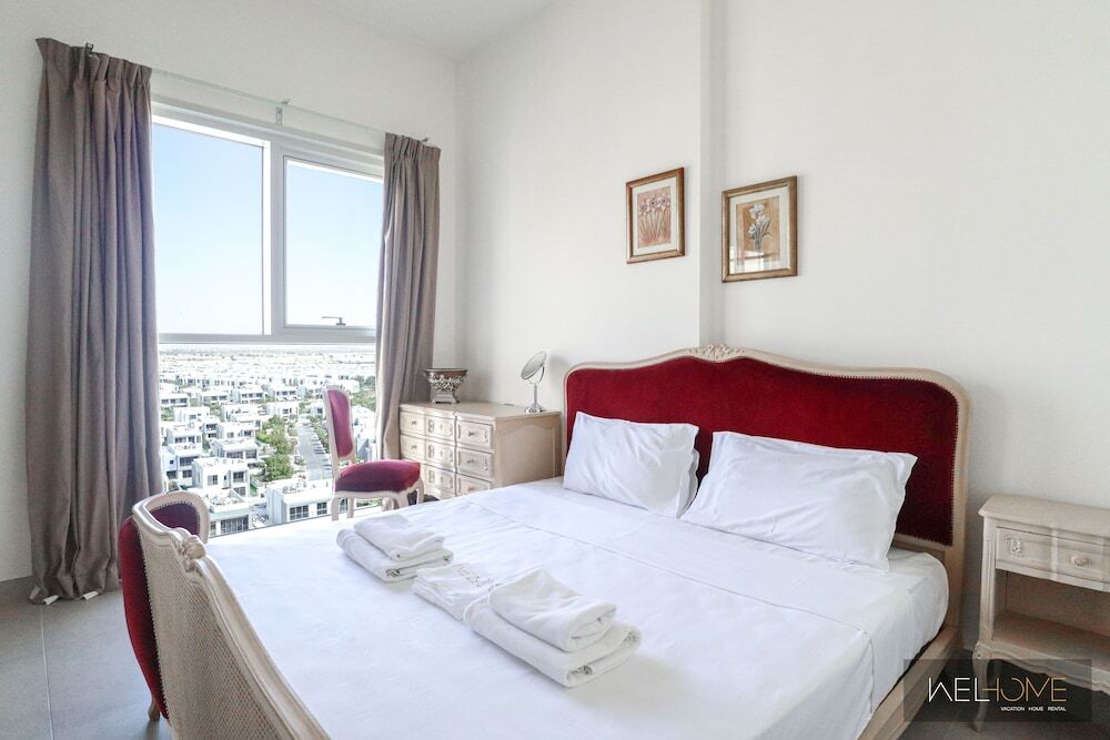Дубай: WelHome - Contemporary 1BR at Dubai Hills Estate