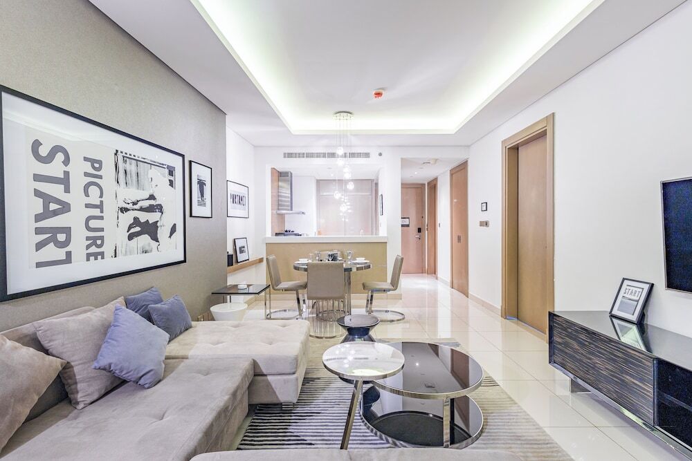 Дубай: SuperHost - Dubai Dreaming Stylish 1BR, DAMAC Towers Paramount