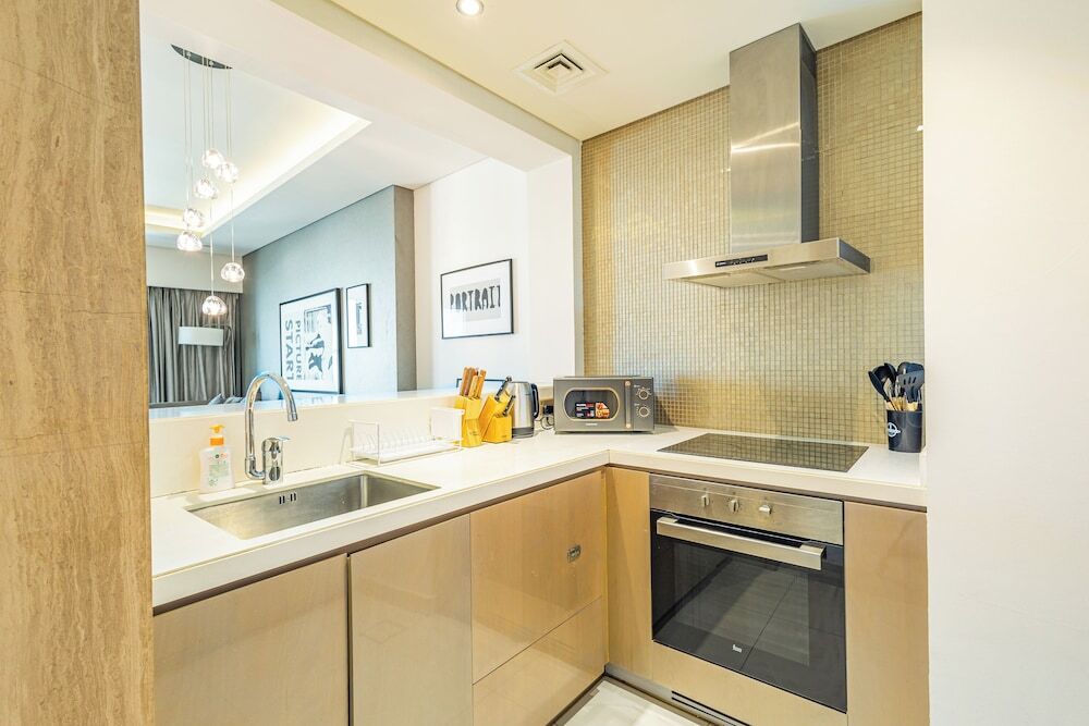 Дубай: SuperHost - Dubai Dreaming Stylish 1BR, DAMAC Towers Paramount