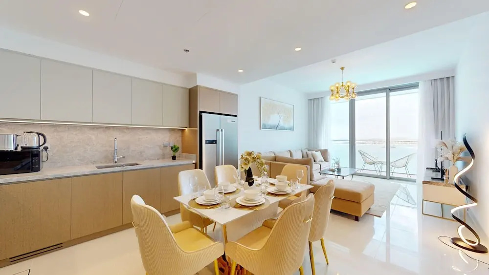 Дубай: Primestay - 1BR Sea View in Beach Isle