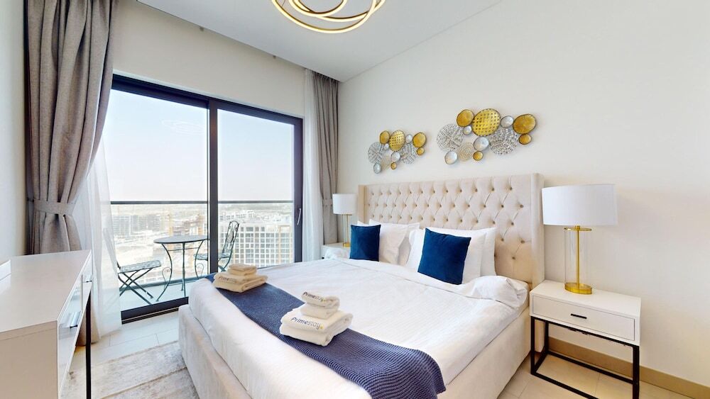 Дубай: Al Meydan - Sobha Waves 1BR Plus Maids