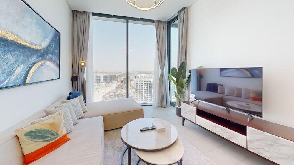 Дубай: Al Meydan - Sobha Waves 1BR Plus Maids