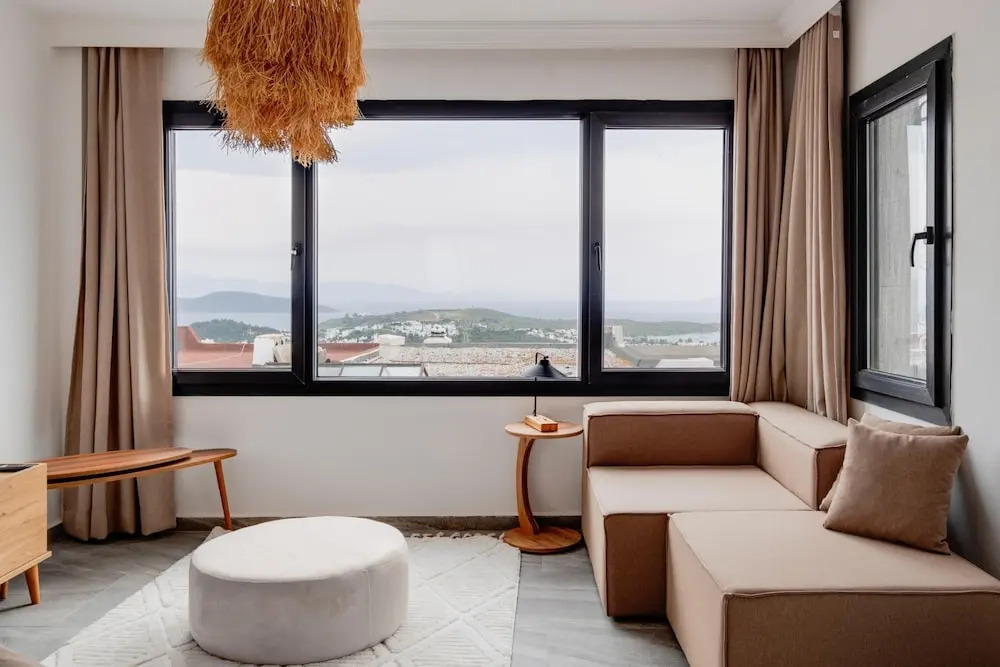 Бодрум: Villa With Sea View Balcony 6 min to Beach