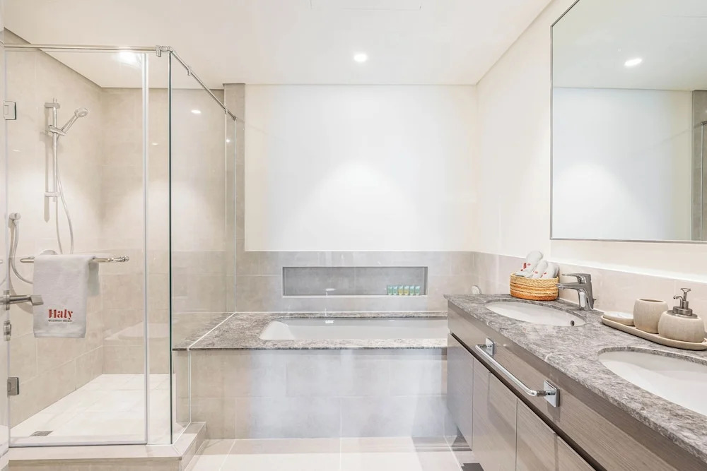 Дубай: Lux 3BHK Burj Khalifa & fountain view
