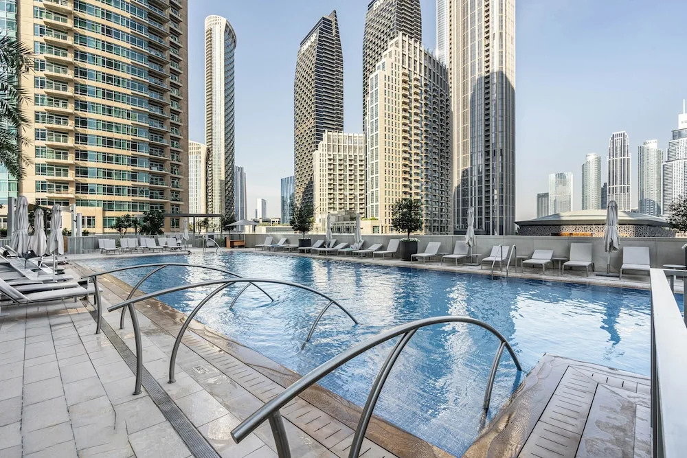 Дубай: Lux 3BHK Burj Khalifa & fountain view