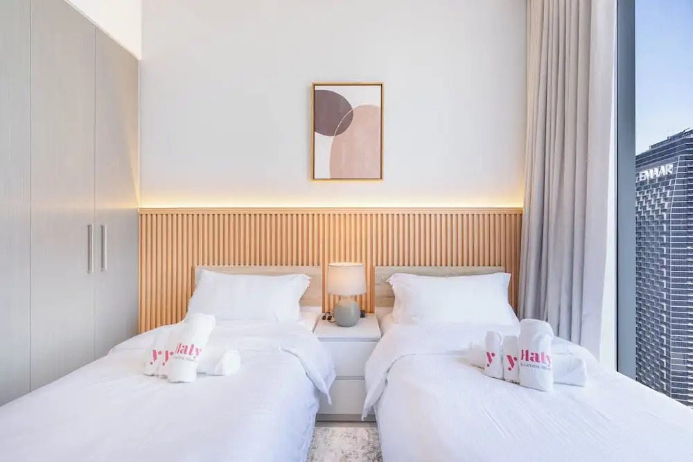 Дубай: Lux 3BHK Burj Khalifa & fountain view