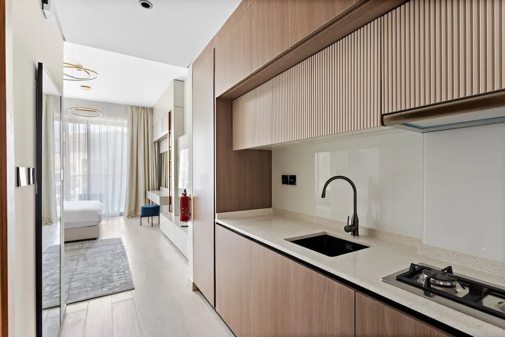 Дубай: Lux Studio in Arjan With Pool and Full Amenities