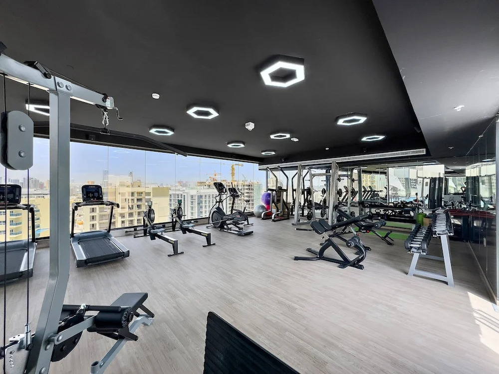 Дубай: Modern 1-bedroom Apart With Pool gym and Hammam