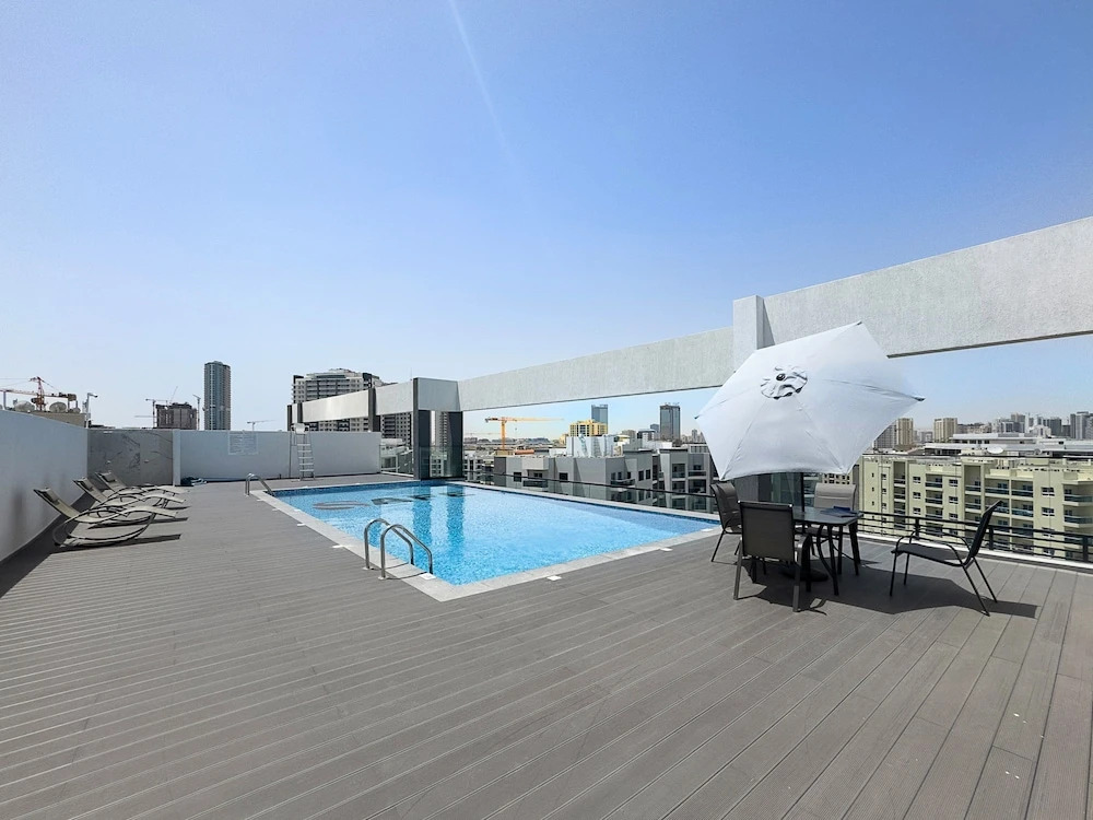 Дубай: Modern 1-bedroom Apart With Pool gym and Hammam