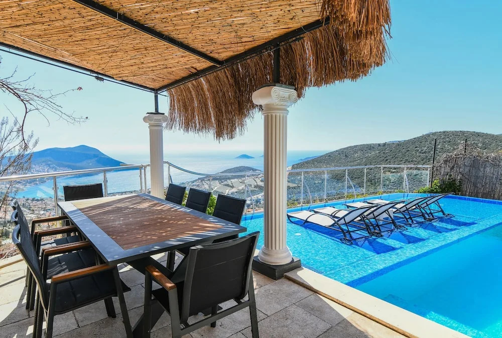 Калкан: Sea View Villa - Private Pool- 7 min to Beach