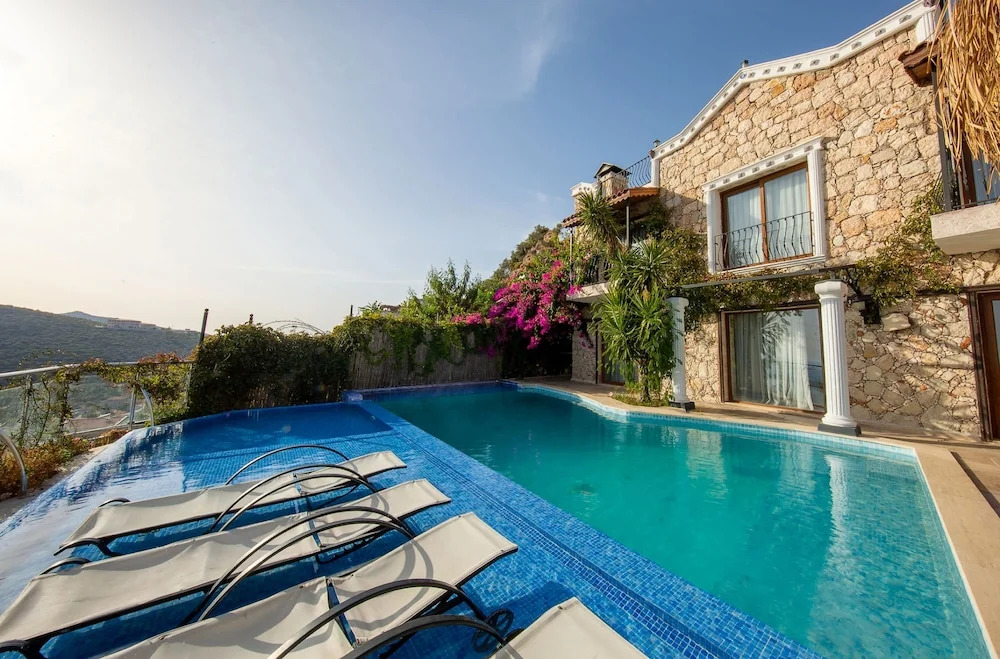 Калкан: Sea View Villa - Private Pool- 7 min to Beach