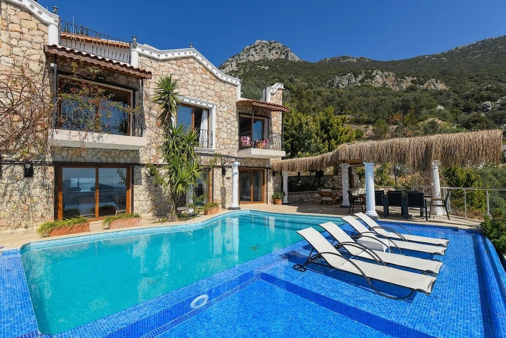Калкан: Sea View Villa - Private Pool- 7 min to Beach