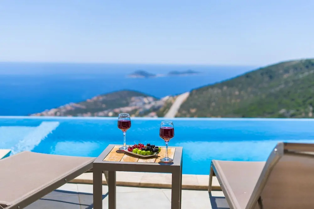 Калкан: Lux Villa With Jacuzzi Inf Pool - All Rooms w AC