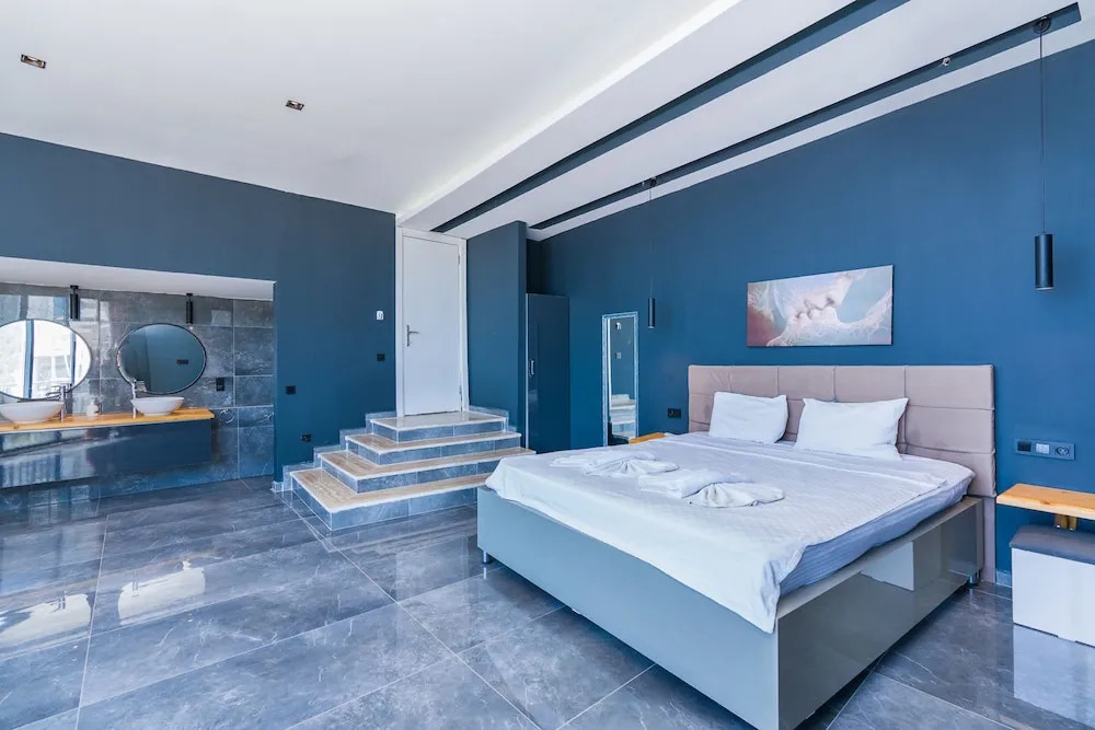 Калкан: Lux Villa With Jacuzzi Inf Pool - All Rooms w AC