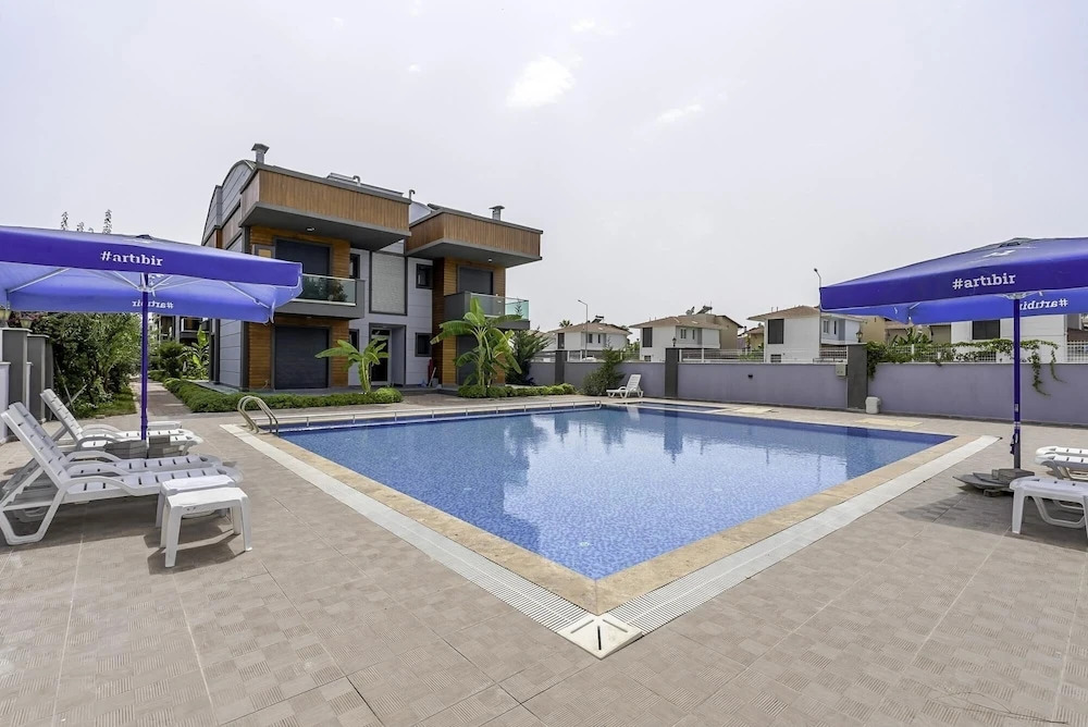 Белек: Flat w Shared Pool and Balcony 8 min to Beach
