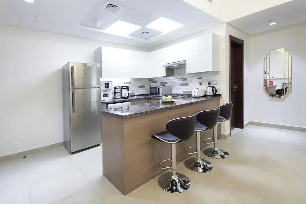 Дубай: Silk Valley - Brand new 1B with pool view