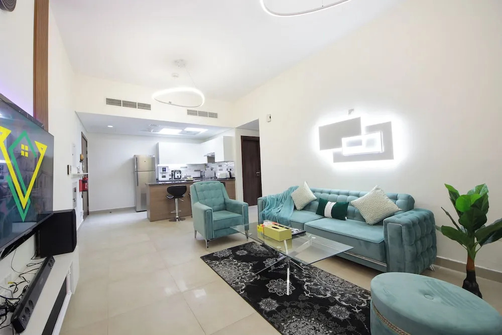 Дубай: Silk Valley - Brand new 1B with pool view