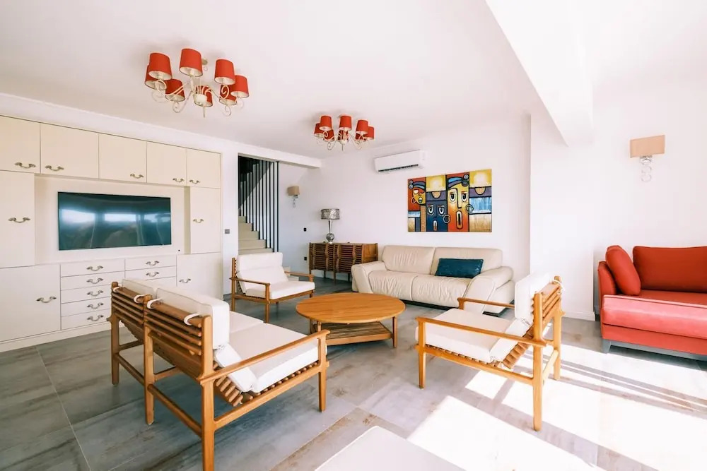 Гюндоган: Chic Villa w Patio Pool 3 min to Beach in Bodrum
