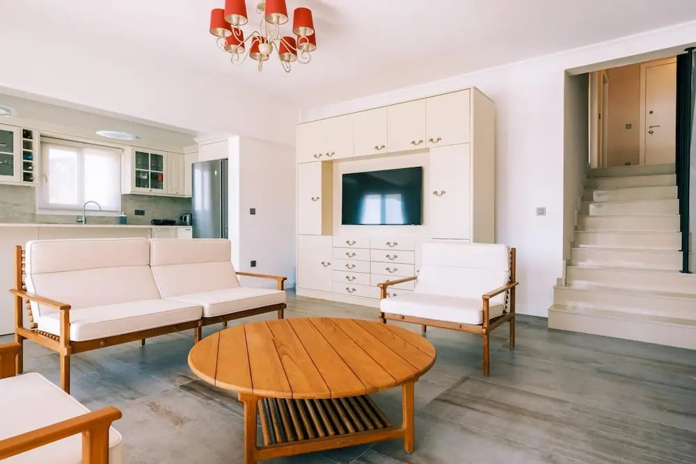Гюндоган: Chic Villa w Patio Pool 3 min to Beach in Bodrum