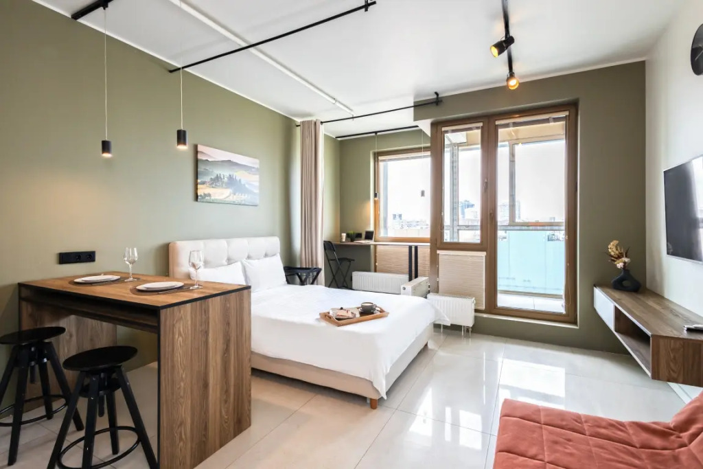Москва: Апартаменты Студия с Видом на Город Elite Apartments