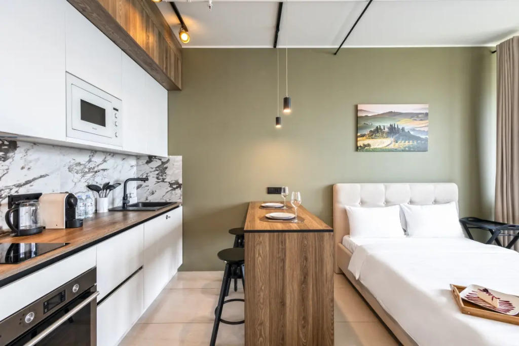 Апартаменты Студия с Видом на Город Elite Apartments — фото 3