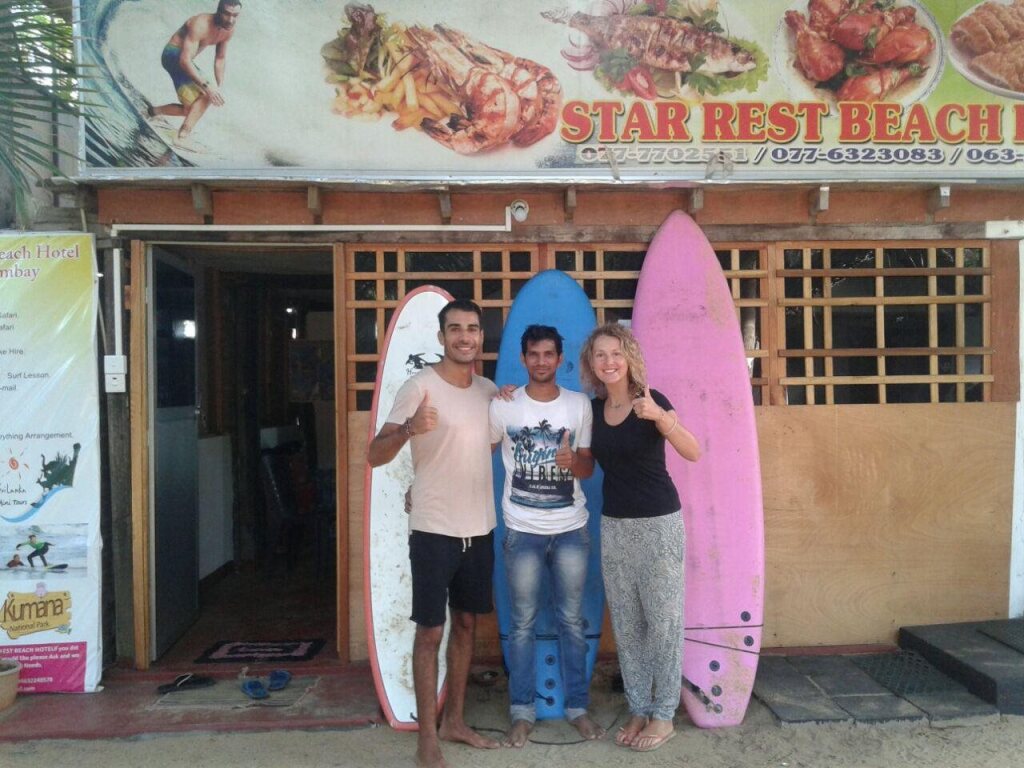 Аругам-Бэй: Star Rest Beach Hotel Arugambay