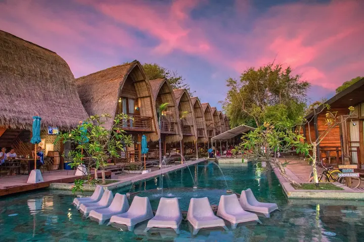 Гили Аир: Lombok Indah Cottages