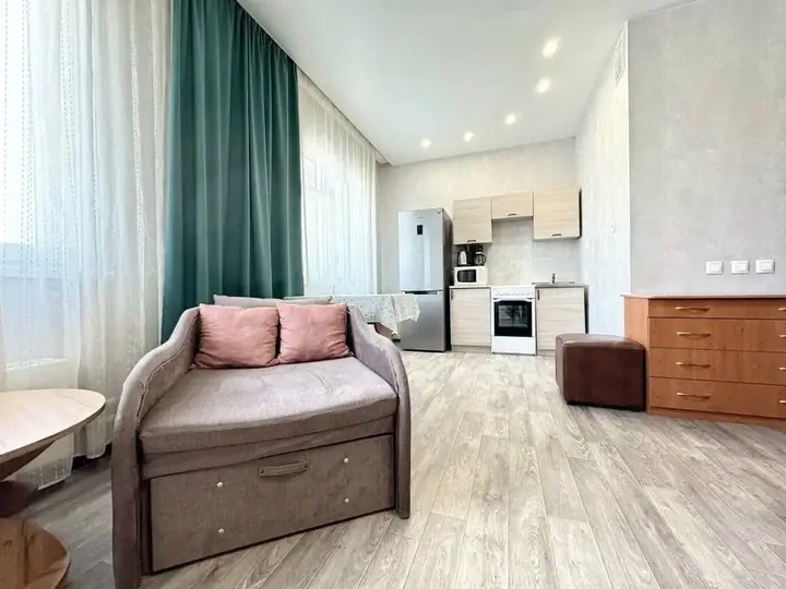 Кемерово: Квартира-студия однокомнатная на Притомском напротив Кузбасс-Арена