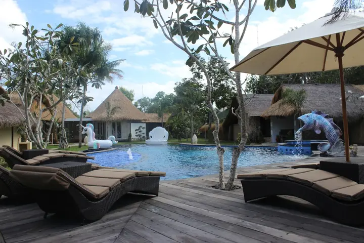 Лембонган-Айленд: Отель Sanghyang Bay Villas