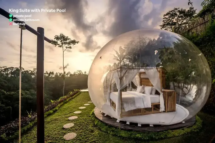 Тампак Сиринг: Romantic Bubble Dome Ubud