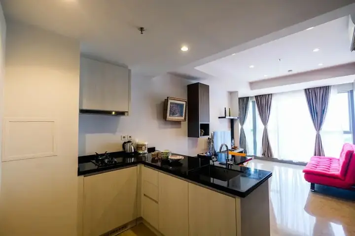 Legok: Elegant 1BR Branz BSD Apartment near AEON Mall