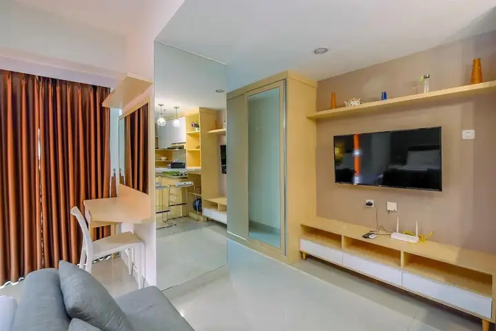 Modern and Spacious Studio with City View @ Grand Kamala Lagoon Apartment — фото 5