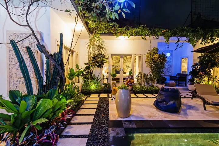 Керобокан: Вилла Casa-Retro Courtyard